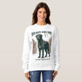 Sweatshirt Racines Irlandaises Noble Esprit Lévrier (Devant entier)