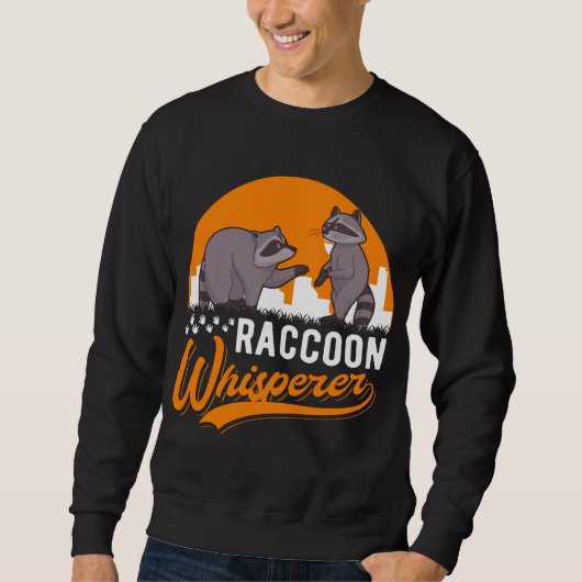 Sweatshirt Racoon de Whisperer (Devant)