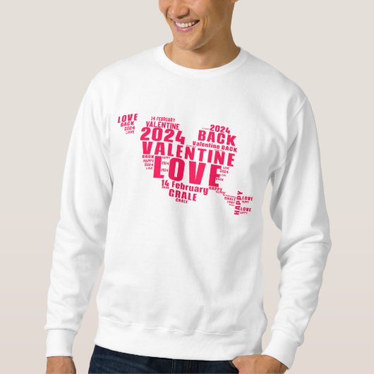 Sweatshirt Rad Love t-shirt idées design pour la Saint-Valent (Devant)