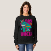 Sweatshirt Rad Uncle 90s Aesthetic Nostalgia 1990's Retro Unc (Devant entier)