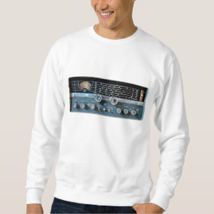 Sweatshirt radio vintage à ondes courtes