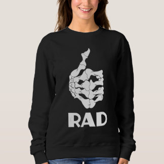 Sweatshirt Radiology Tech Rad Skeleton Thumb X Ray Sketon Lik