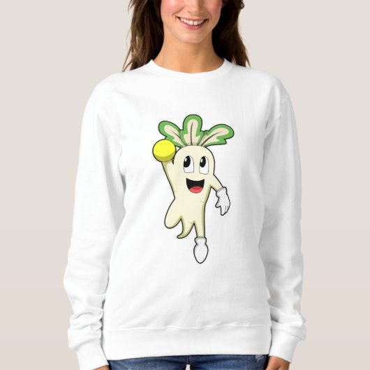 Sweatshirt Radish at Handball player avec Handball (Devant)