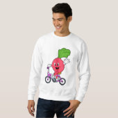 Sweatshirt Radish avec vélo (Devant entier)