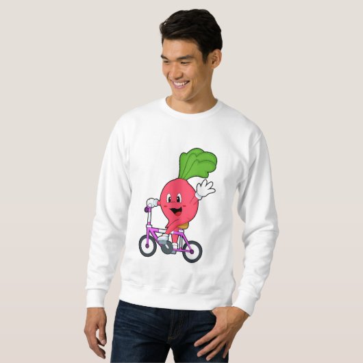 Sweatshirt Radish avec vélo (Devant entier)
