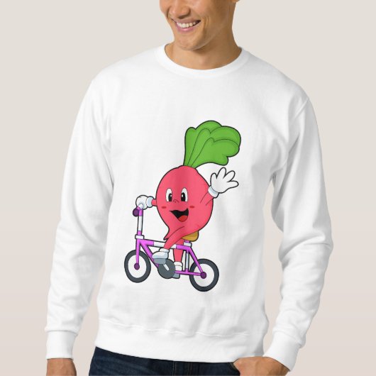 Sweatshirt Radish avec vélo (Devant)