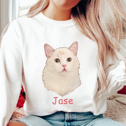 Sweatshirt Ragdoll Chat Personnalisé Pet Lover