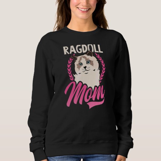 Sweatshirt Ragdoll Maman Ragdoll Chat (Devant)