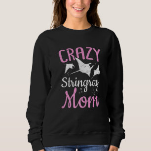 Sweatshirt Raies Manta Raie Mère Raies Manta Raies Manta