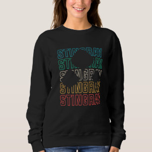 Sweatshirt Raies Manta Raie Pastèque Maman Raies Manta