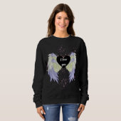 Sweatshirt Rainbow angel wings (Devant entier)