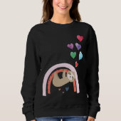Sweatshirt Rainbow Baby Sloth (Devant)