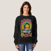 Sweatshirt Rainbow Bye Bye School Hello Pool Dernier Day Of S (Devant entier)