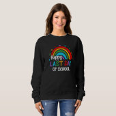Sweatshirt Rainbow Joyeux Jour De L'École Fin De L'Année Ense (Devant entier)