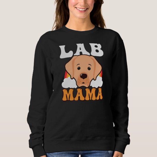Sweatshirt Rainbow Lab Maman (Devant)