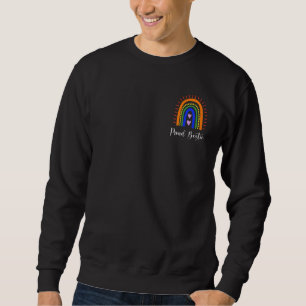 Sweatshirt Rainbow Proud Bestie Fier Ally LGBT Gay pride Mon