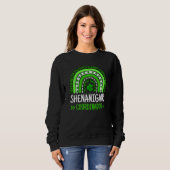 Sweatshirt Rainbow Shenanigans Coordinator Teacher St Patrick (Devant entier)
