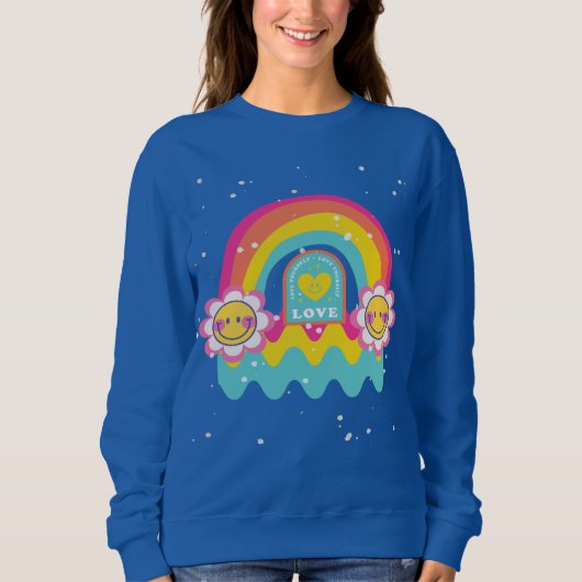 Sweatshirt Rainbow Vous aimez T-shirt (Devant)