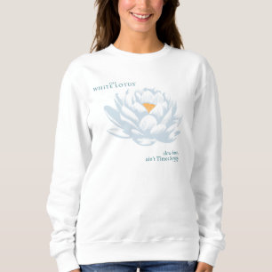Sweatshirt Ralentissez, Ain’t Times Carré - Le Lotus Blanc