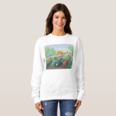 Sweatshirt Rallye de Cat Lady Road (Devant entier)
