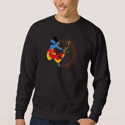 Sweatshirt Ram Navami Shree Portrait Wish (Devant)