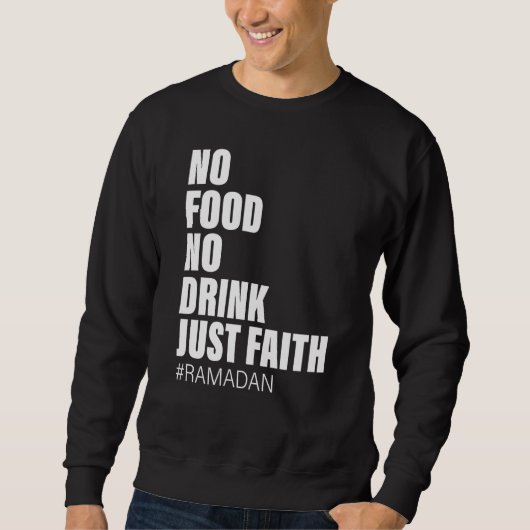 Sweatshirt Ramadan Kareem 2023 Islamic Fasting Outfit for Men (Devant)
