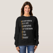 Sweatshirt Ramadan Kareem Jeûner Islam rapide Musulmans (Devant entier)