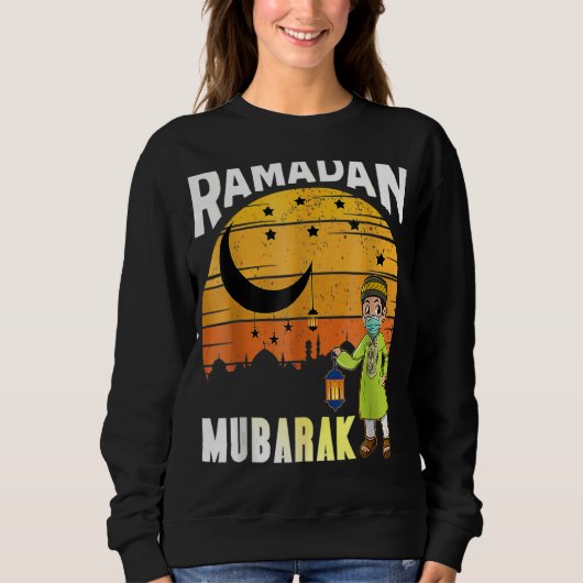 Sweatshirt Ramadan Moubarak Enfants Ramadan Moubarak Ramadan (Devant)
