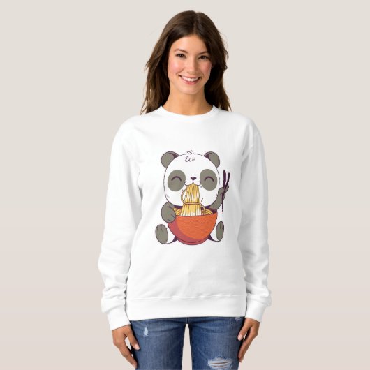 Sweatshirt Ramen Panda (Devant entier)