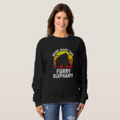 Sweatshirt Ramenez les éléphants à fourrure  éléphants  Citat (Devant entier)