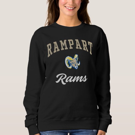 Sweatshirt Rampart High School Rams (Devant)