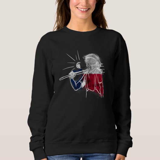 Sweatshirt Rancher Texas Flag Paysan Texan Farmer Grower Lab (Devant)