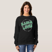 Sweatshirt Ranchin' Farm Support Local Cattle Cows Pigs Amusa (Devant entier)