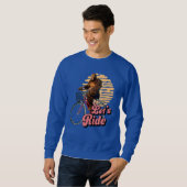 Sweatshirt Randonnée à vélo dans la forêt de Sasquatch (Devant entier)
