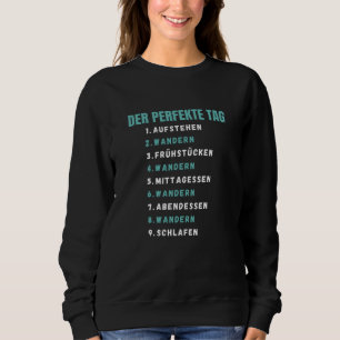 Sweatshirt Randonnée De Jour Parfait En Montagnes Forestières