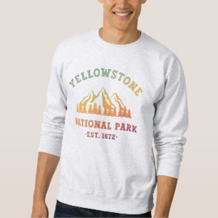 Sweatshirt Randonnée du parc national Gradient Yellowstone