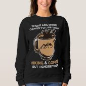 Sweatshirt Randonnée et café (Devant)