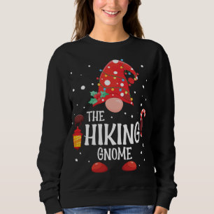 Sweatshirt Randonnée Gnome Matching Famille Noël Gnome P