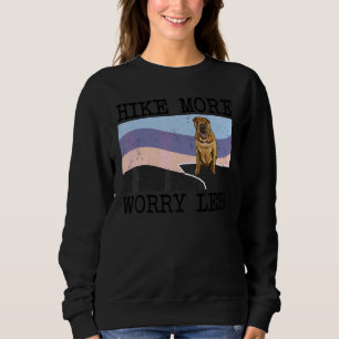 Sweatshirt Randonnée Shar Pei Chinois Moins de soucis Graphiq