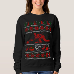 Sweatshirt Rangées De Stones De Curling Curler & Curling Team