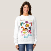 Sweatshirt Rappel (Beaucoup de poissons) (Devant entier)