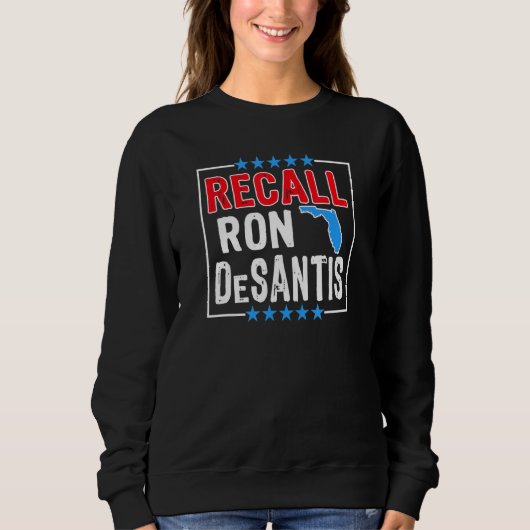 Sweatshirt Rappeler Ron Desantis Anti Florida Gouverneur Ron  (Devant)