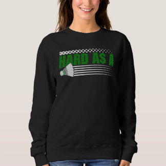Sweatshirt Raquette Badminton Dure Comme Battledore Shuttleco