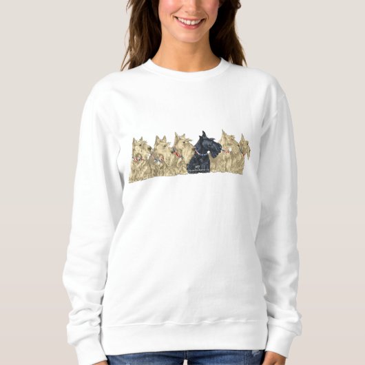 Sweatshirt Rassemblement des terriers écossais (Devant)