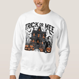 Sweatshirt Rassemblement d'Halloween éffrayant avec des citro