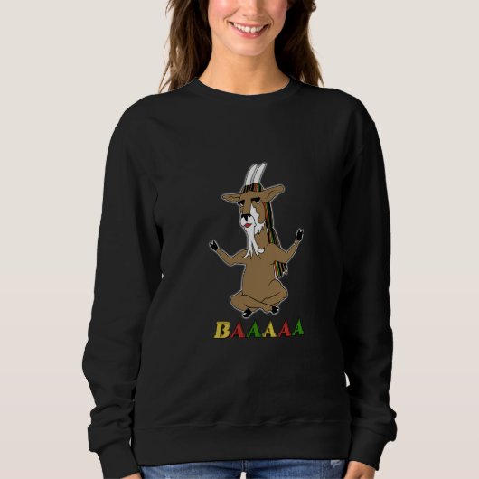 Sweatshirt Rasta Goat (Devant)