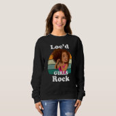Sweatshirt Rasta Hair Dreadlocks Loc'd Black Girl Rock Melani (Devant entier)