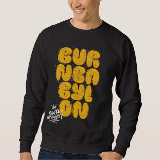 Sweatshirt Rasta Université Burn Babylon Graffiti Style Regga