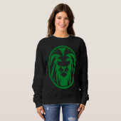 Sweatshirt Rastafari Lion Head Jamaica Souvenir Rasta Roots R (Devant entier)