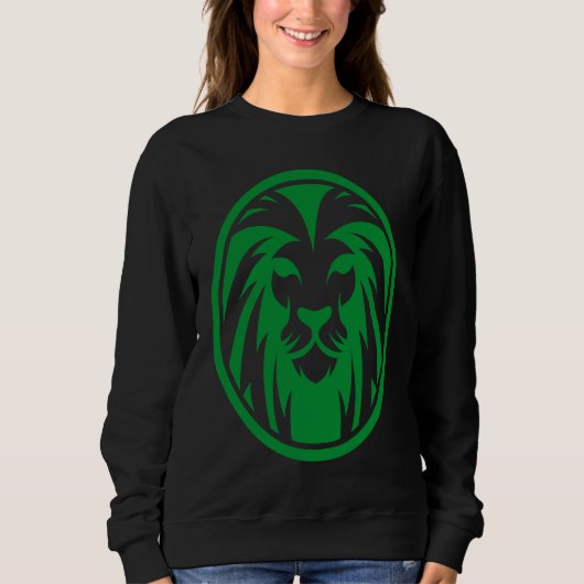 Sweatshirt Rastafari Lion Head Jamaica Souvenir Rasta Roots R (Devant)